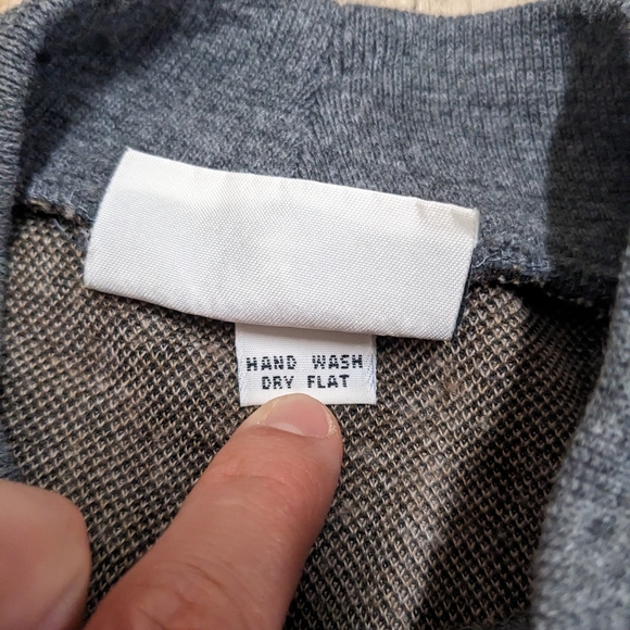 Alfred Dunner Blue Floral Print Sweatshirt with Shoulder Pads - Picture 4 of 9